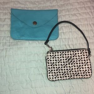 COACH Petite Hand Bag + mini Leather bag